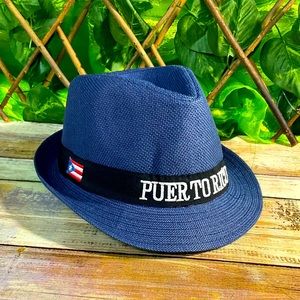 Puerto Rico Fedora Hat New one size UNISEX